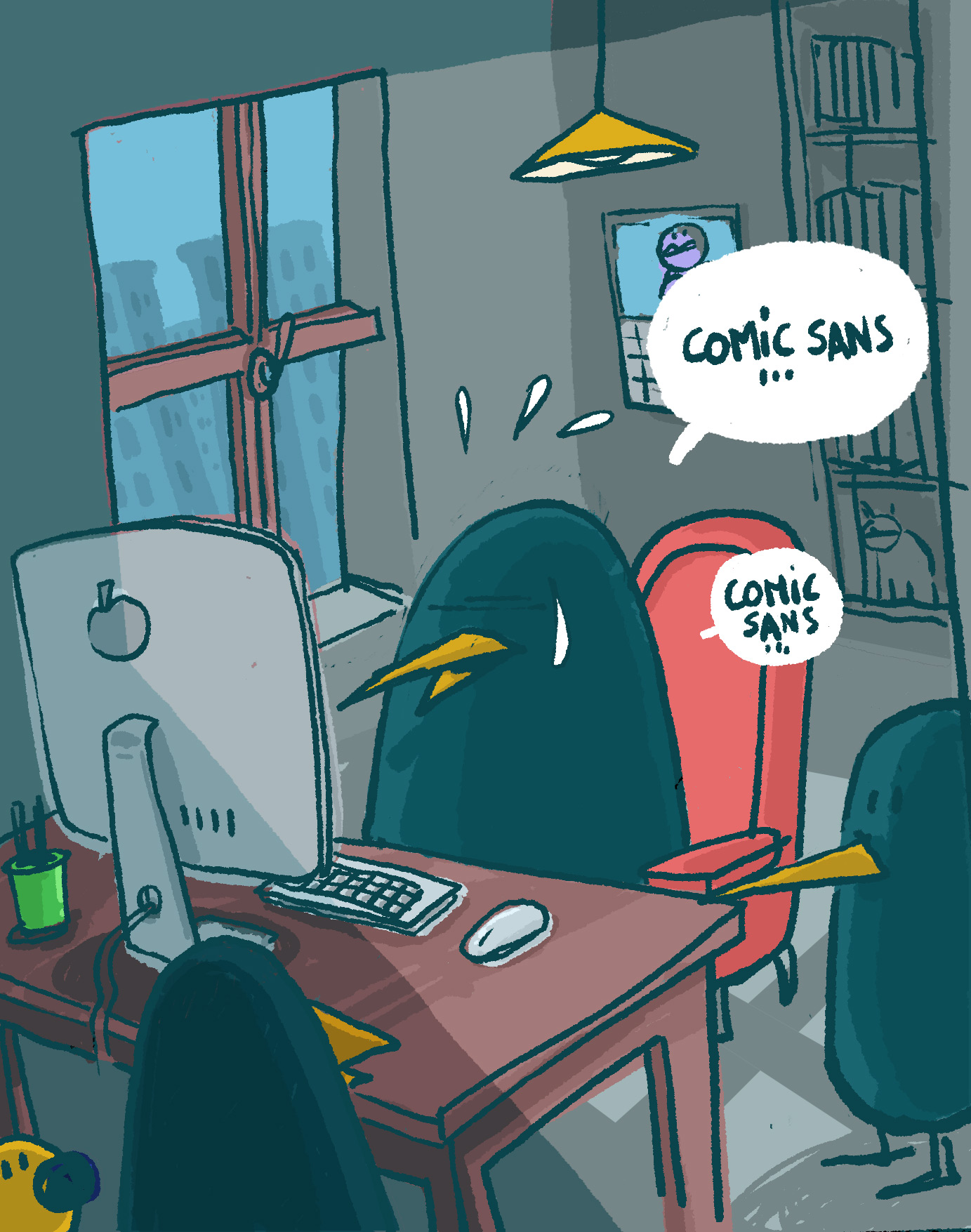 Some illustrations for the MOO comunicazione agency in Rome
